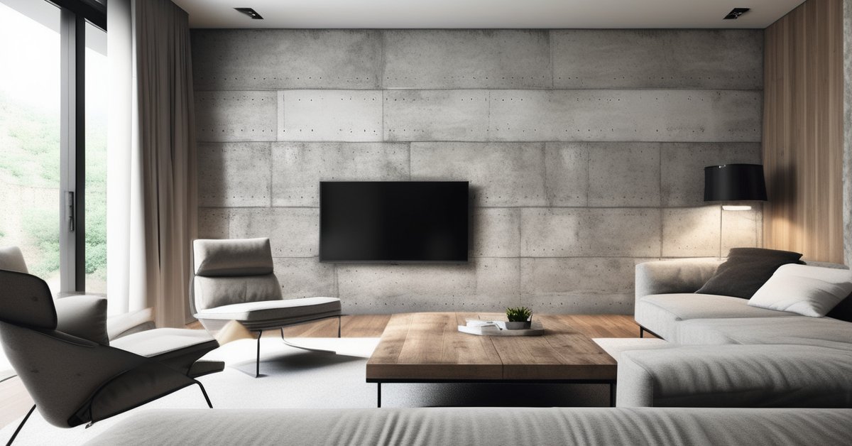 Beton na ścianie aranżacje: Zainspiruj się betonem architektonicznym we wnętrzach!