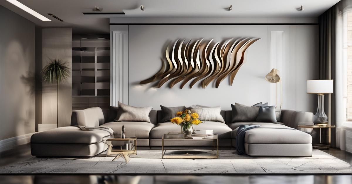 Metalowe ozdoby na ścianę do salonu: dekoracje i wall art!