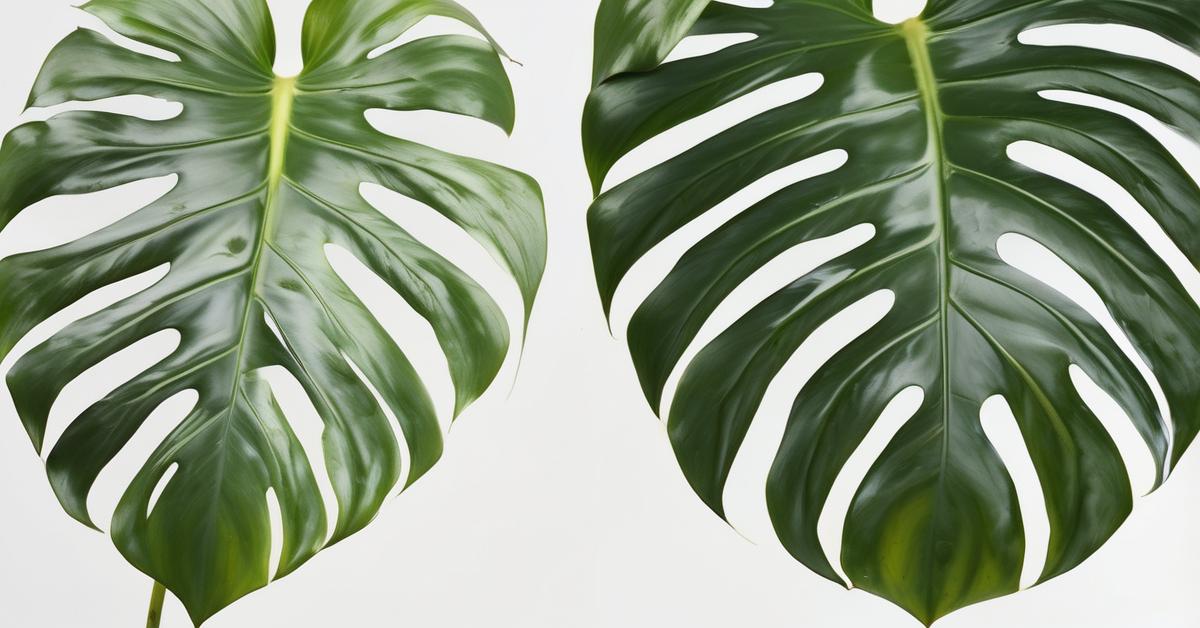 white monstera