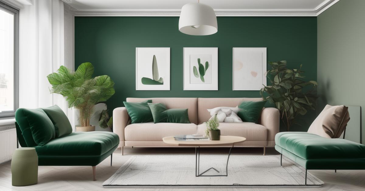 butelkowa zieleń z czym łączyć wnetrza
