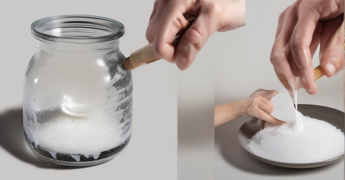 Potrzebne materiały do wykonania lampionu ze słoika i soli DIY.